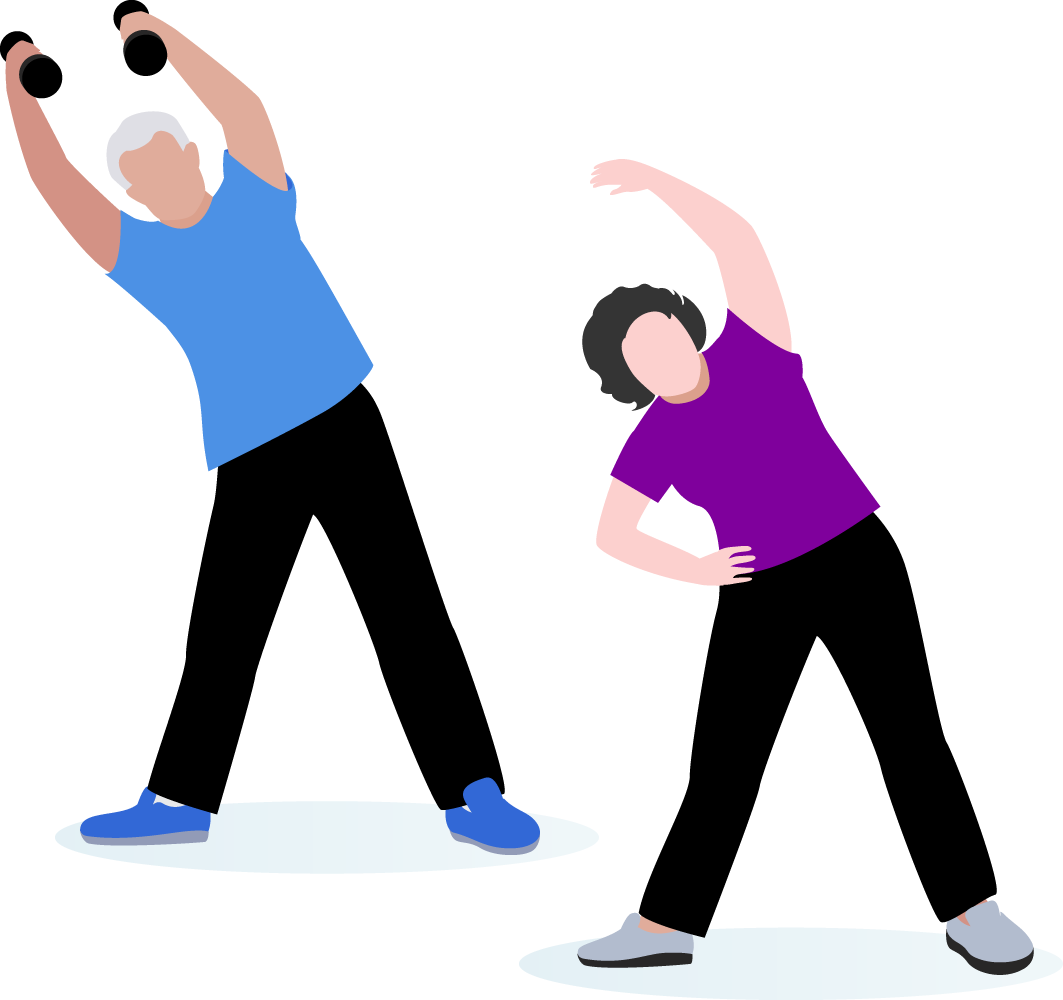 Elderly stretching