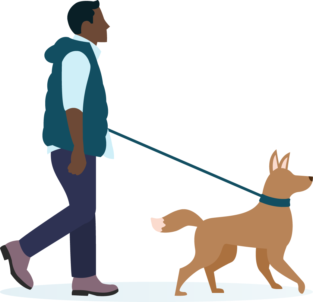 walking dog